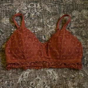 Maurices Terracotta Lace Bralette